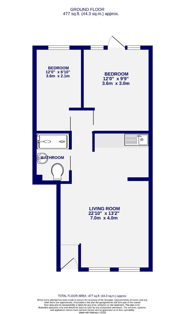 Floorplans For Escrick Street, York