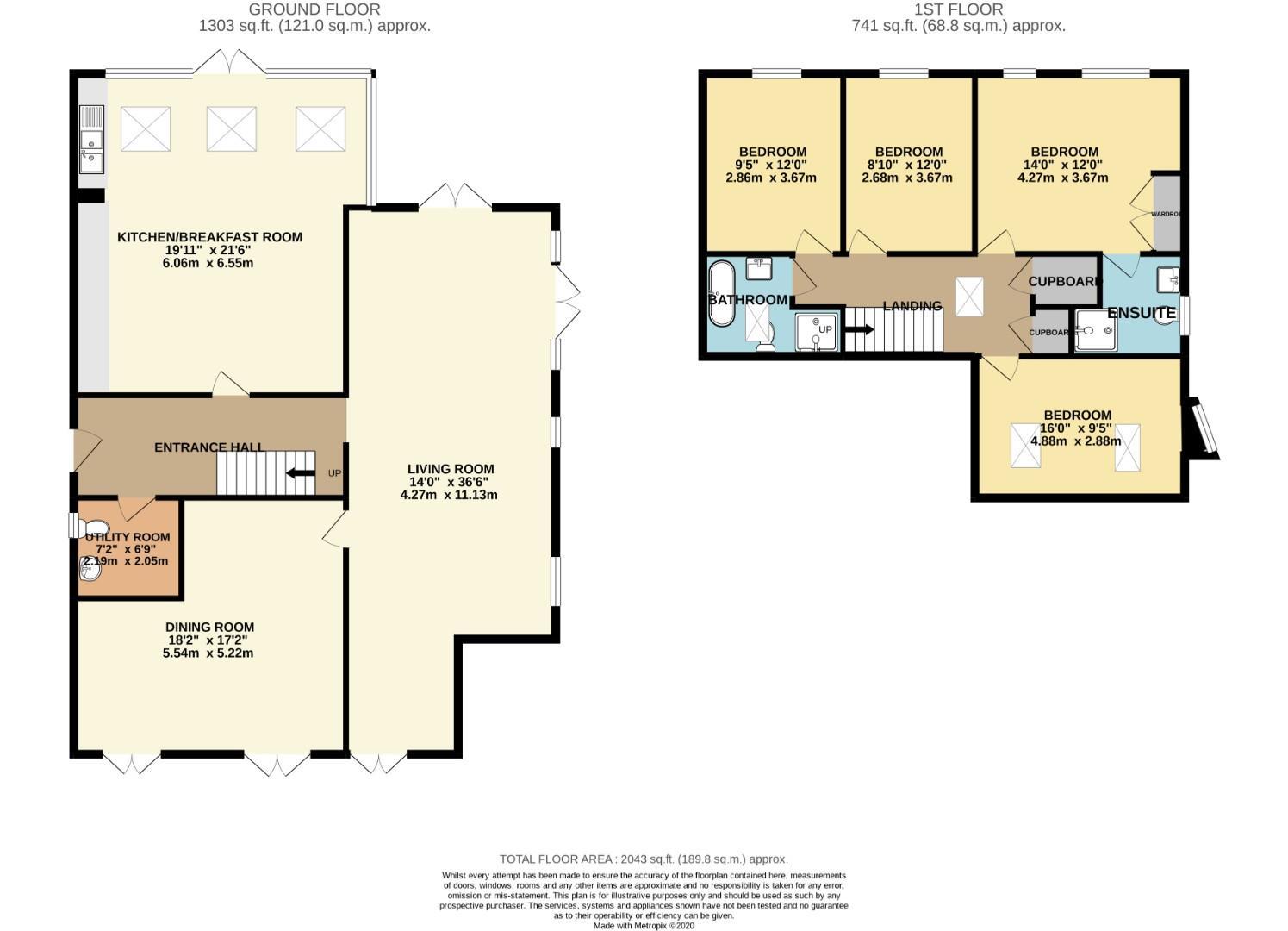 Floorplans For Orchard House, Shipton By Beningbrough, York, YO31 7AA