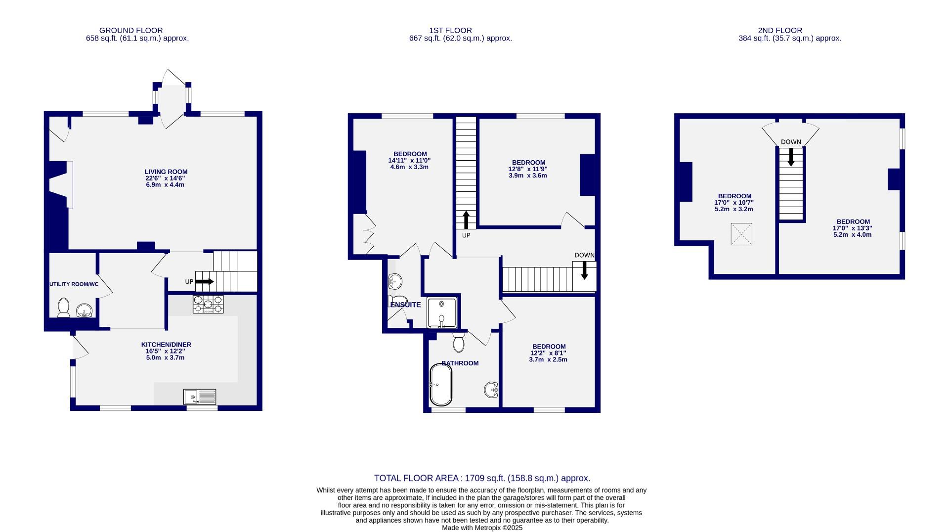 Floorplans For Main Street, Knapton, York