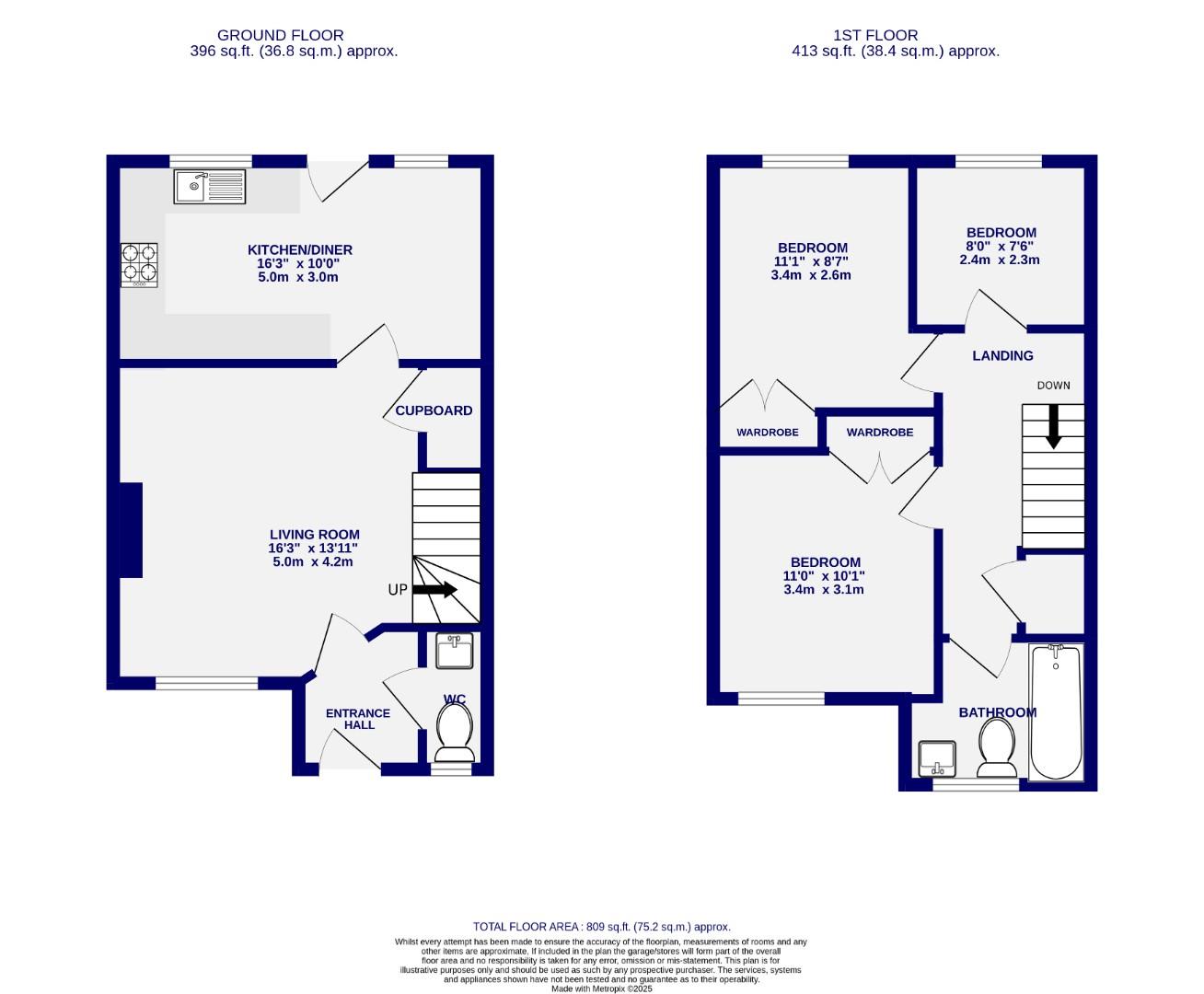 Floorplans For Exelby Court, York