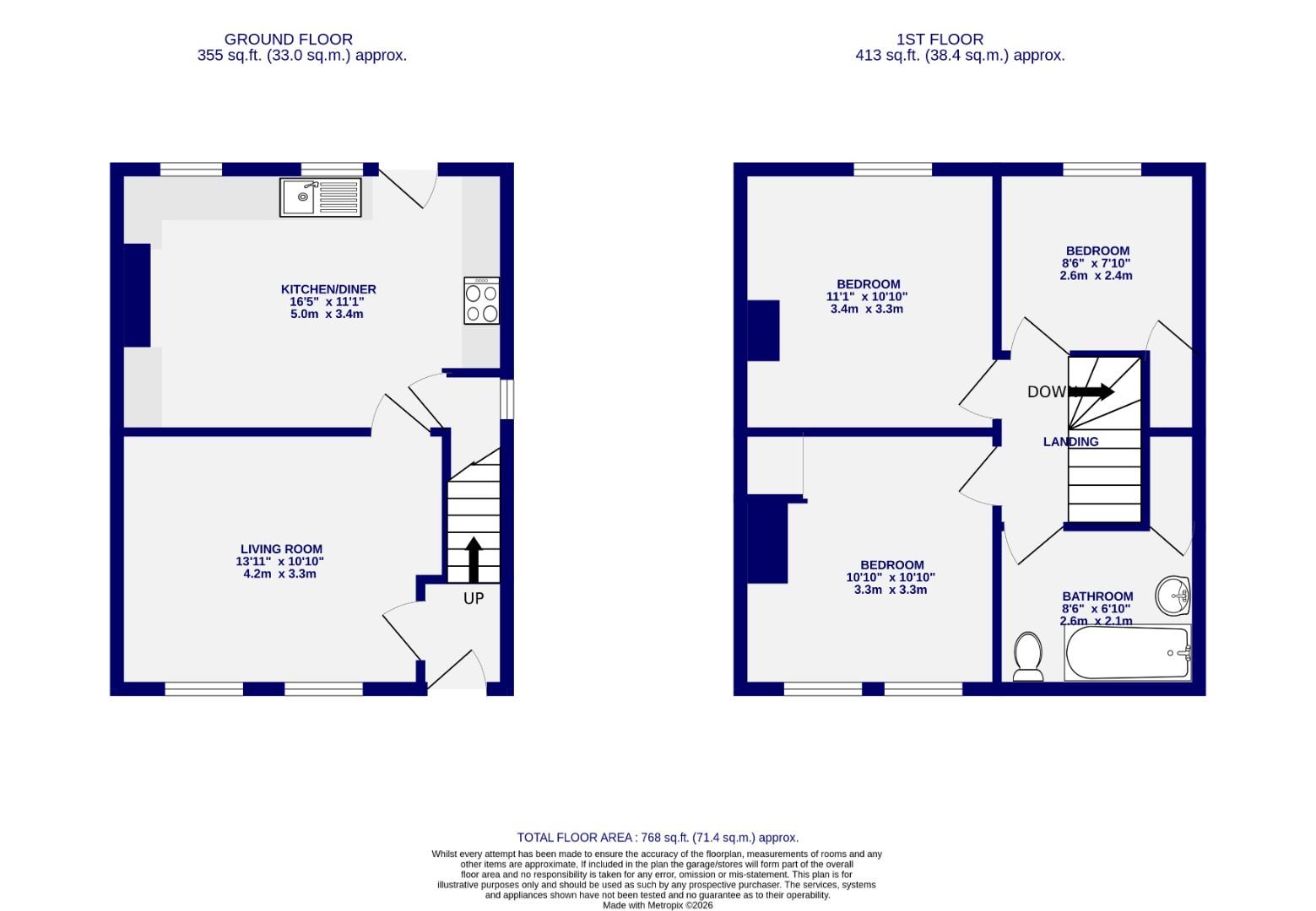 Floorplans For Lucas Avenue, York