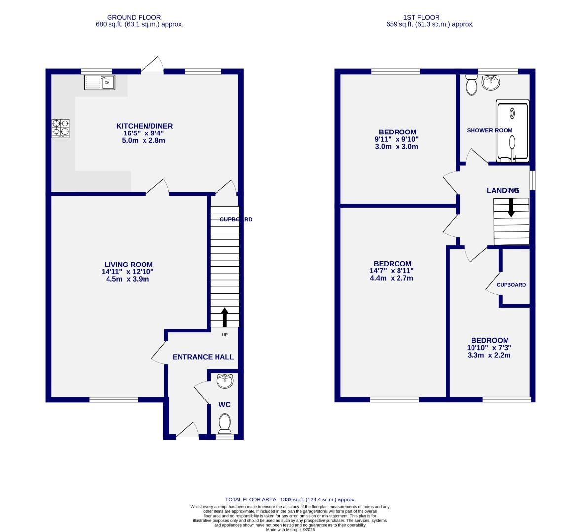 Floorplans For Terrington Court, Strensall, York