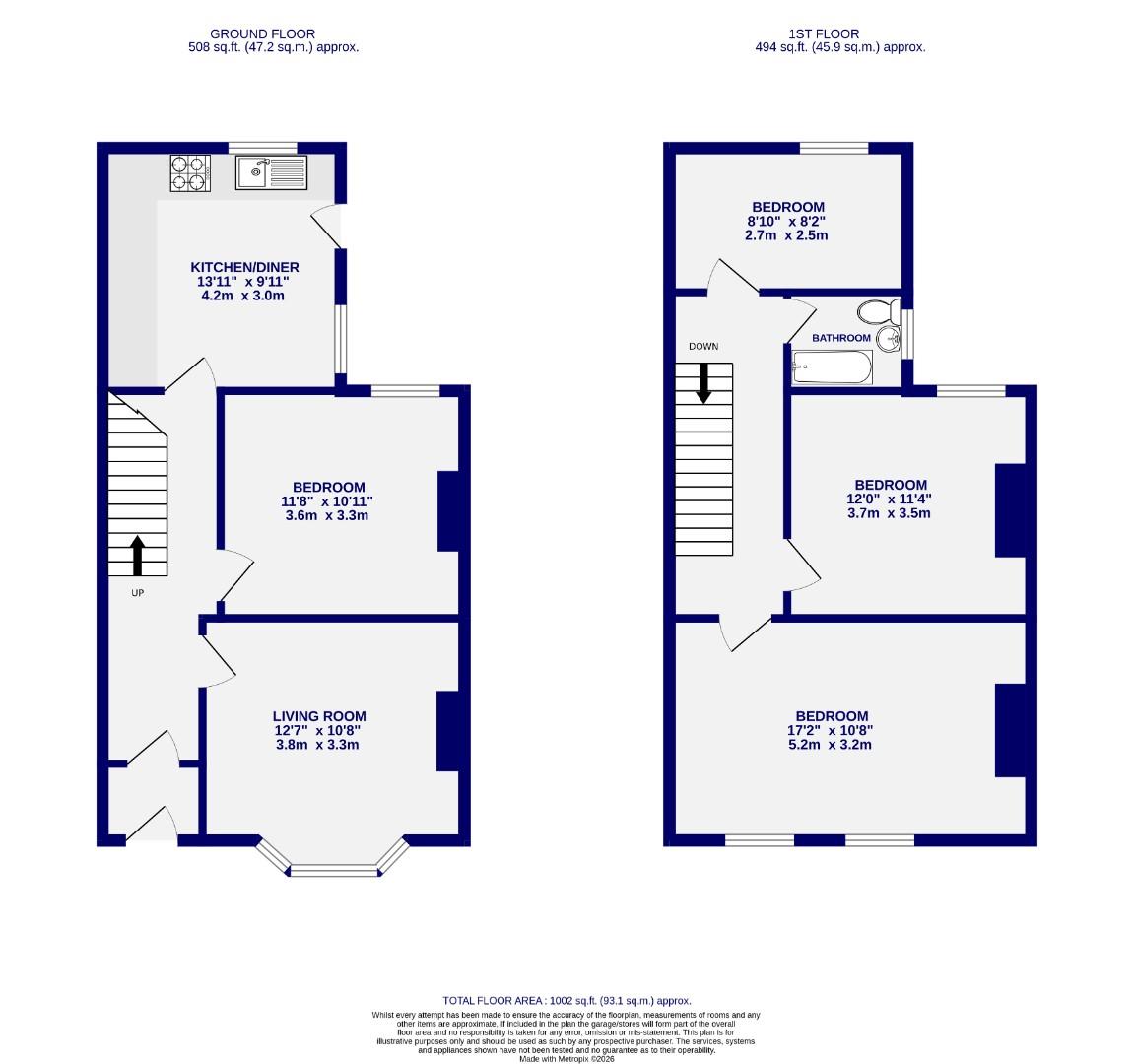 Floorplans For Markham Crescent, York