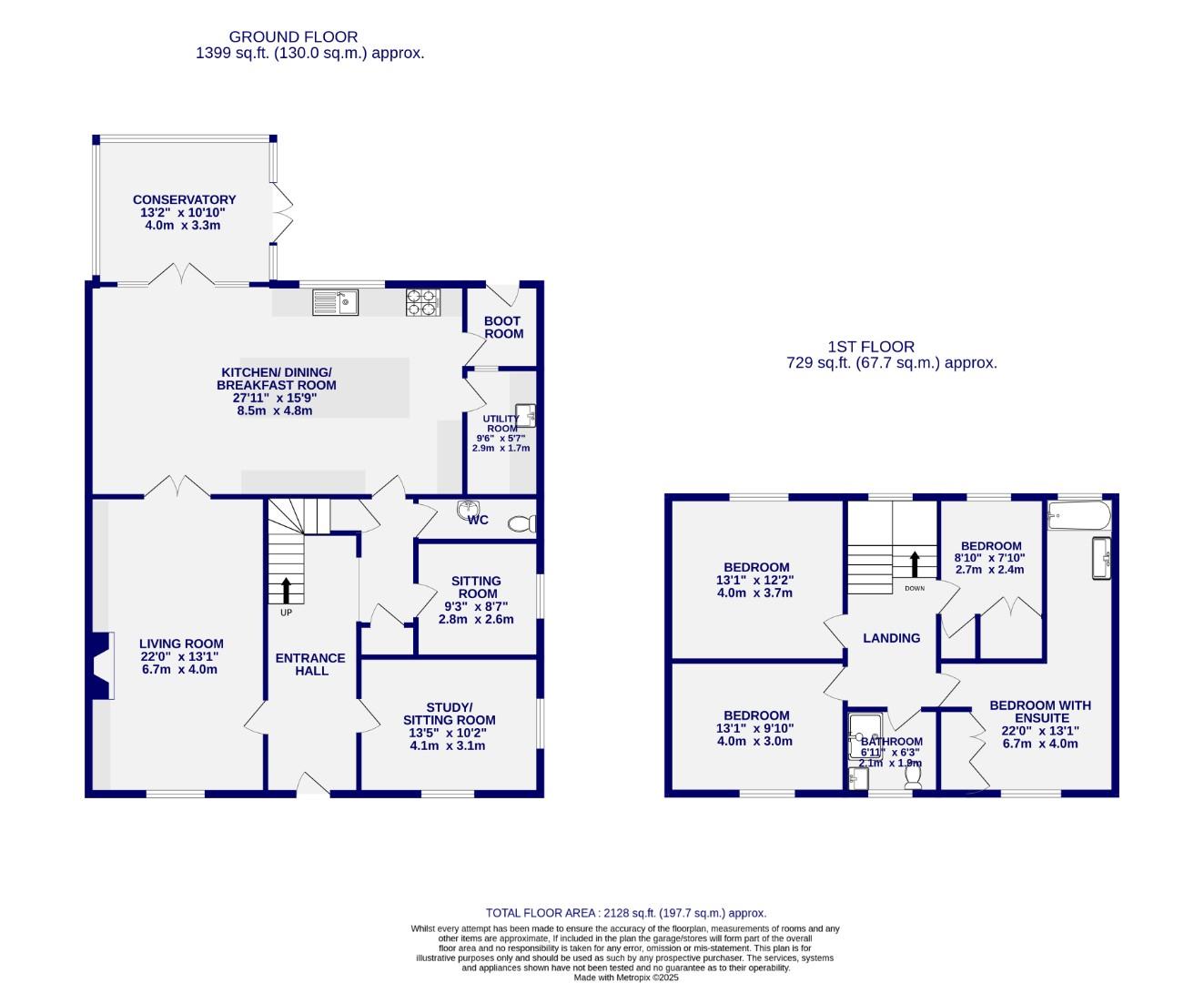 Floorplans For Selby Road, Riccall, York