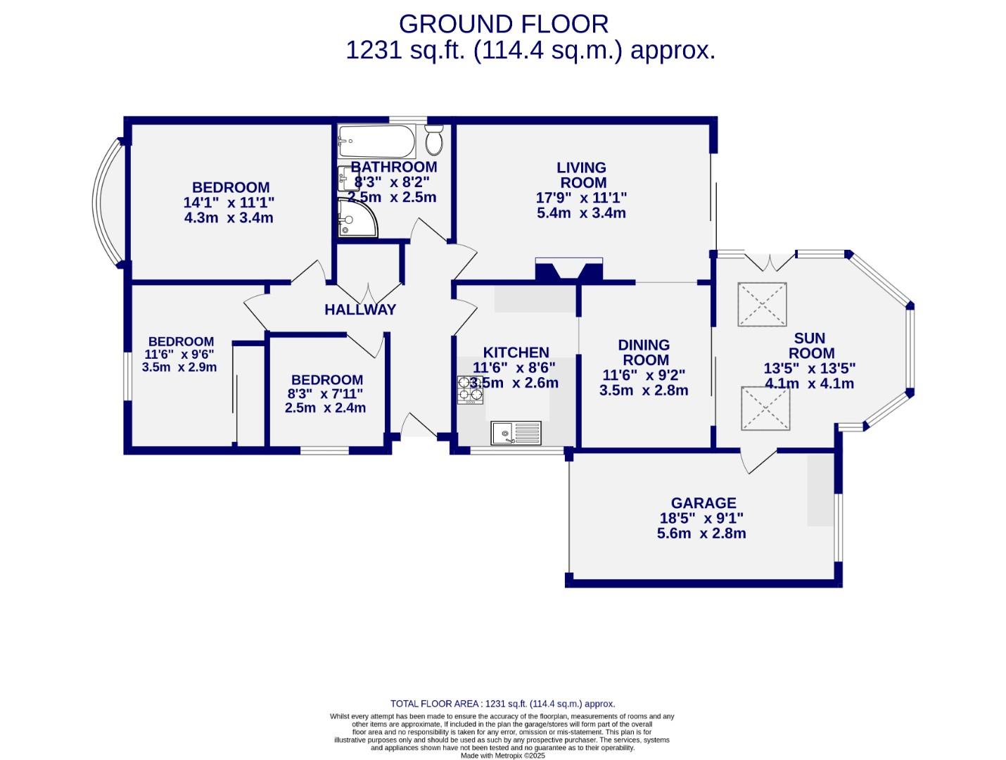 Floorplans For Linton Road, Nether Poppleton, York