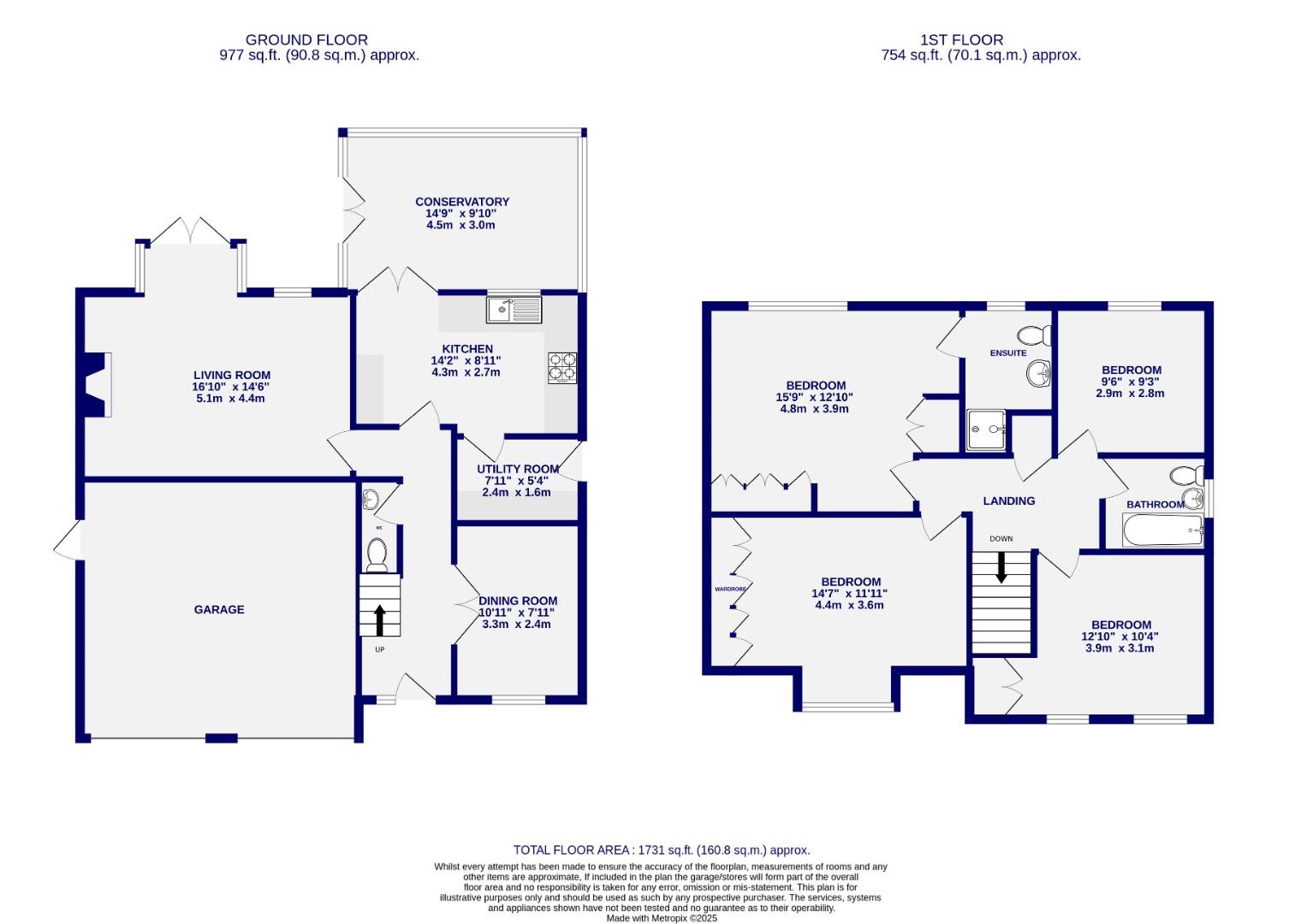 Floorplans For Pentire Close, York