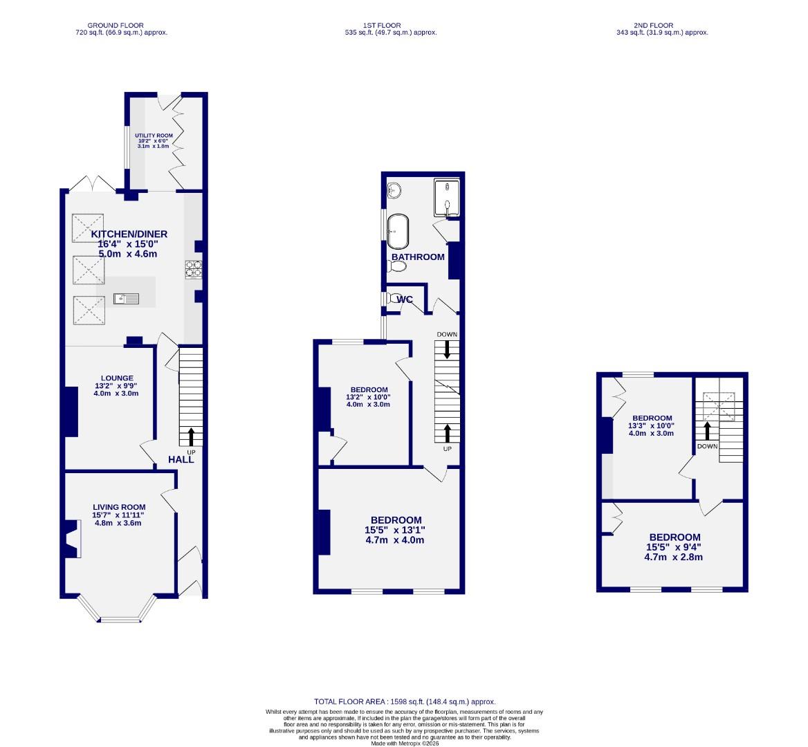 Floorplans For Scarcroft Road, York