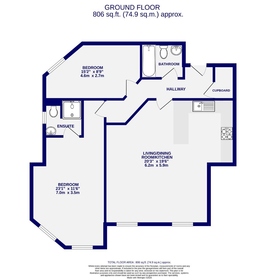 Floorplans For West Grange Court, Bootham, York