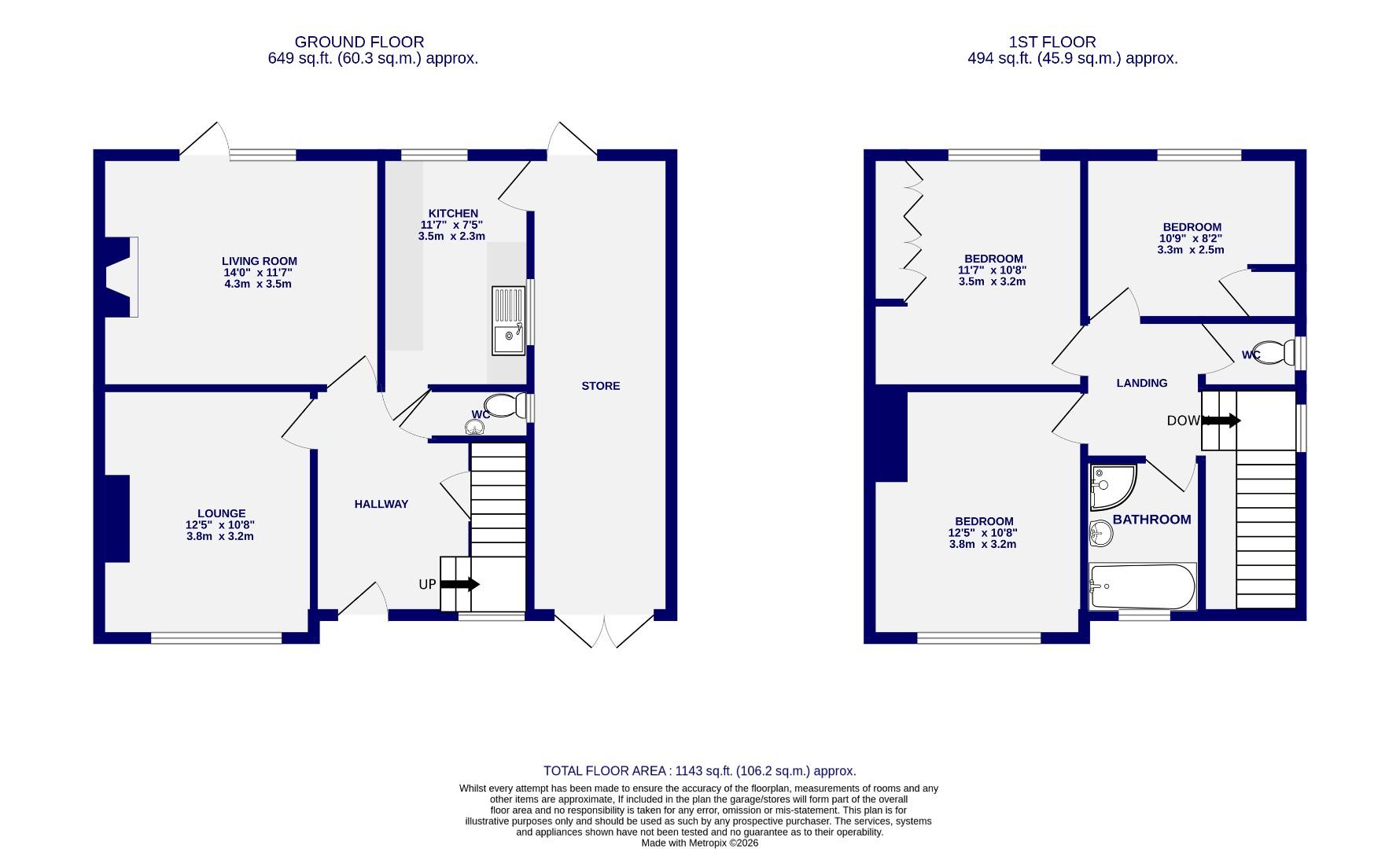 Floorplans For Huntington Road, York