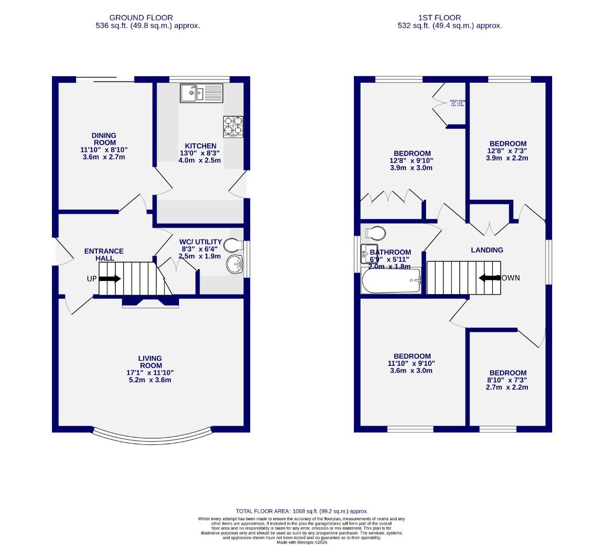Floorplans For Greenshaw Drive, Haxby, York