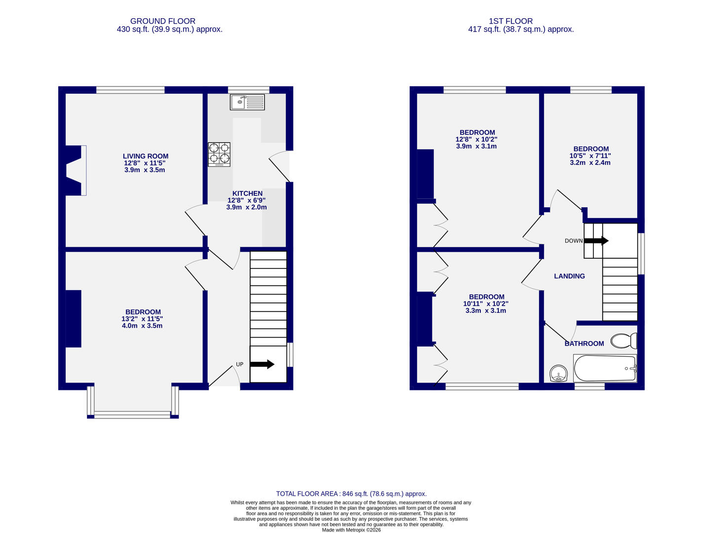 Floorplans For Melrosegate, York