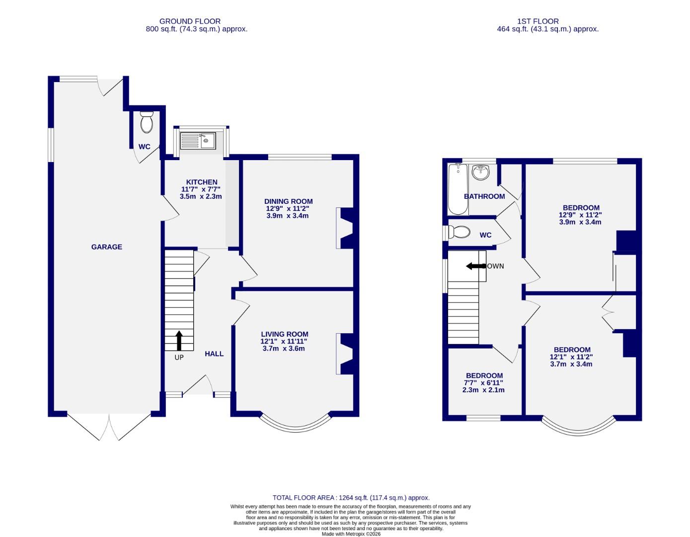 Floorplans For Manor Lane, York