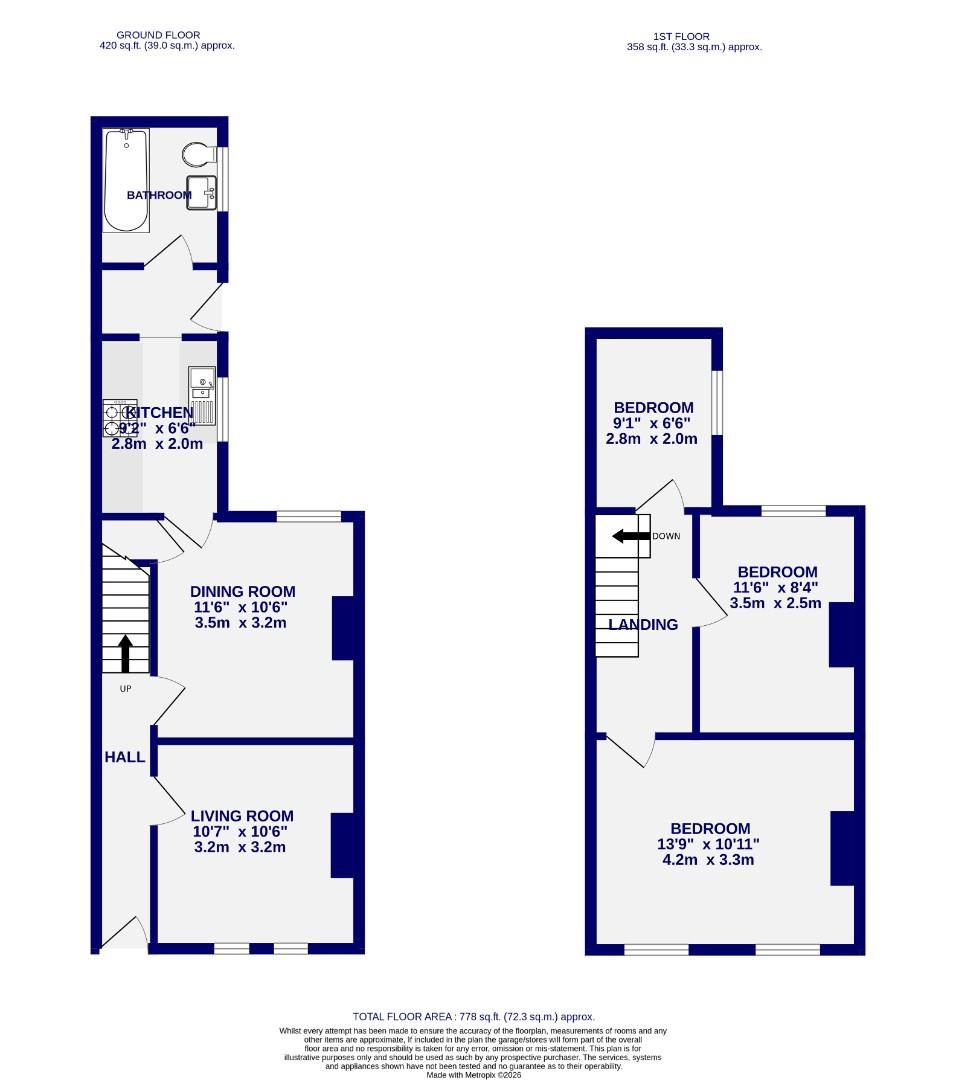 Floorplans For Salisbury Terrace, York