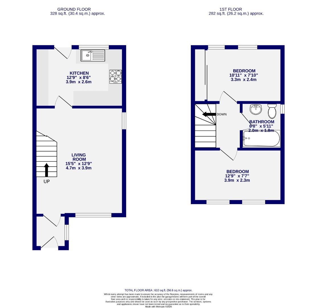 Floorplans For Lockey Croft, Wigginton, York