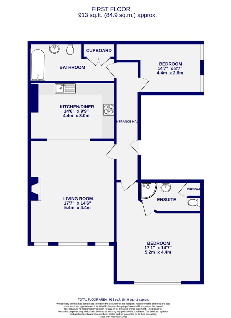 Floorplans For Limetree Court, St Peters Grove, York, YO30 6AD