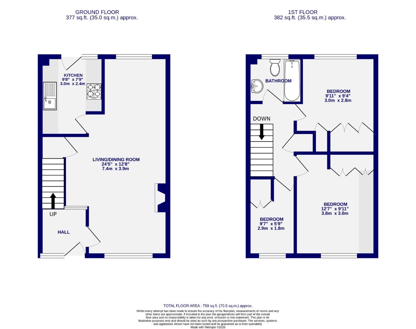 Floorplans For Thornhills, Haxby, York