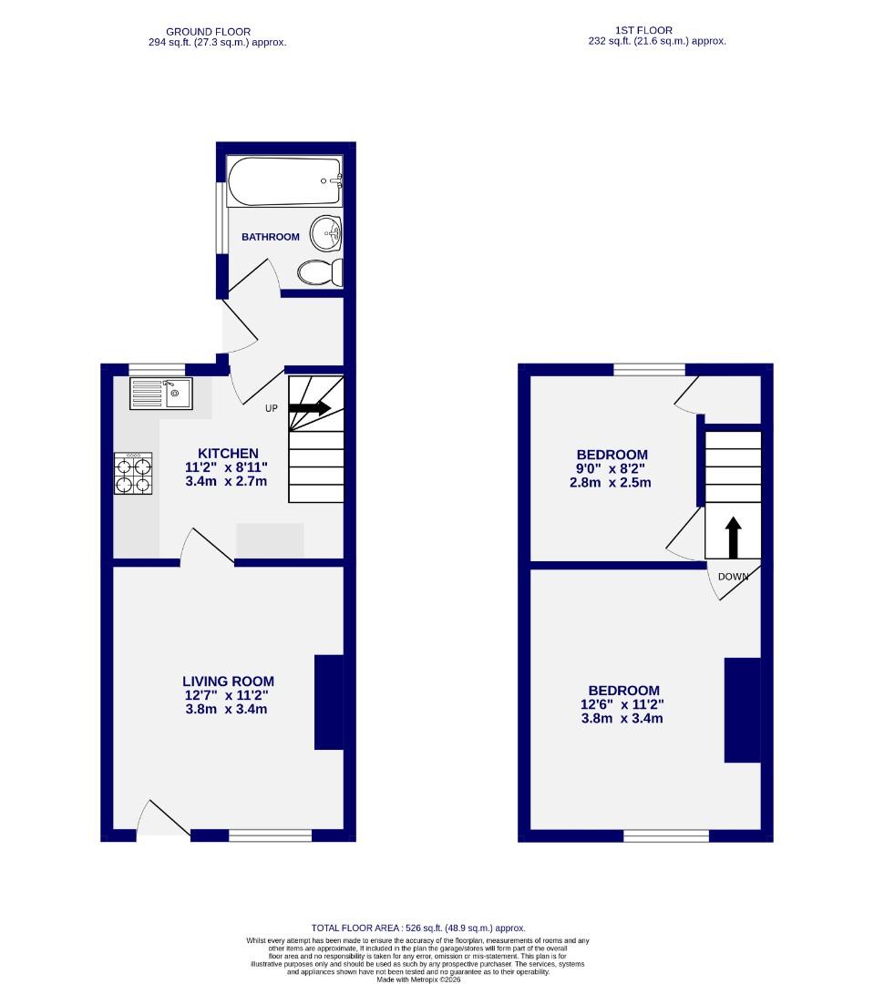 Floorplans For Garfield Terrace, York