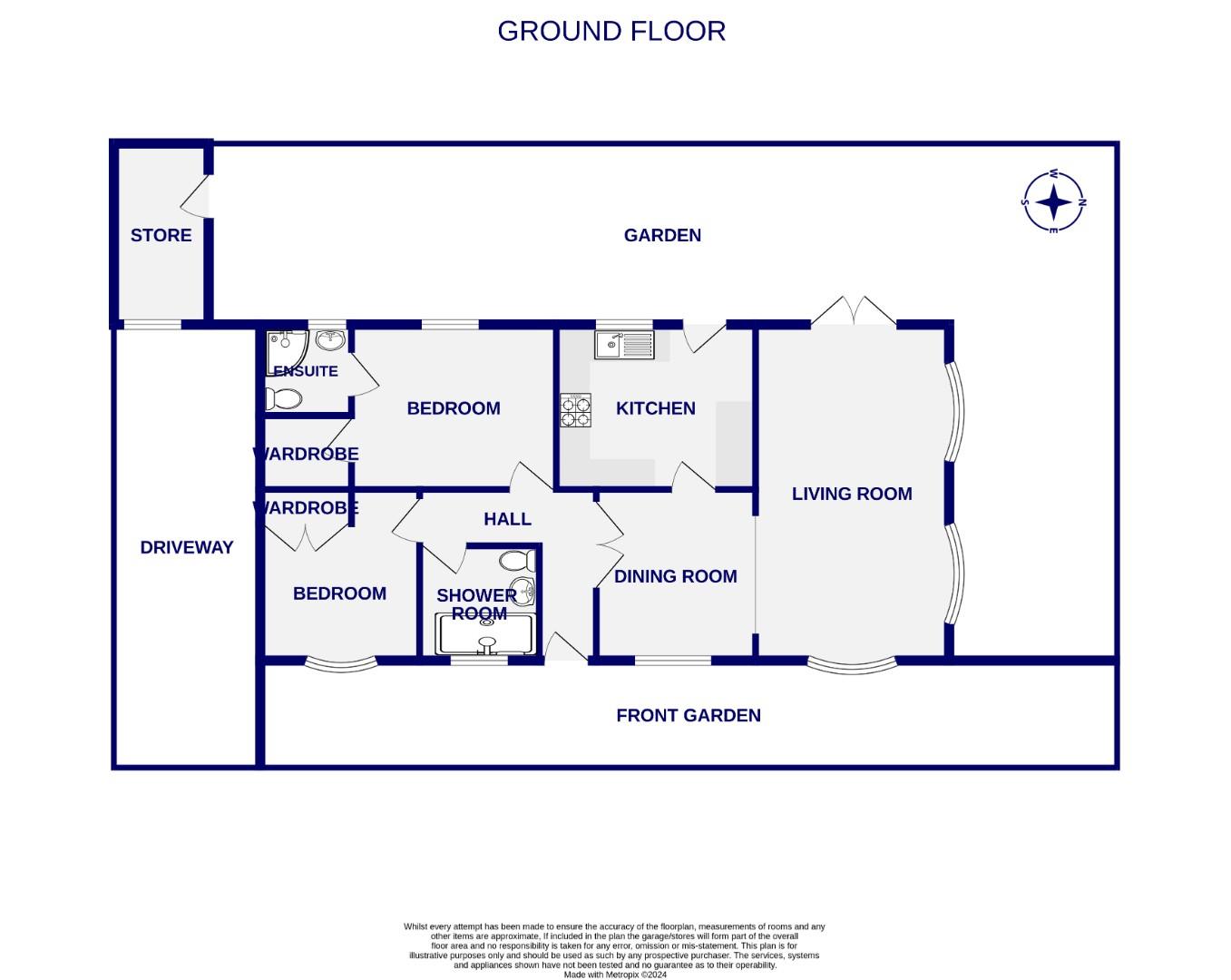Floorplans For The Crescent, Acaster Malbis, York
