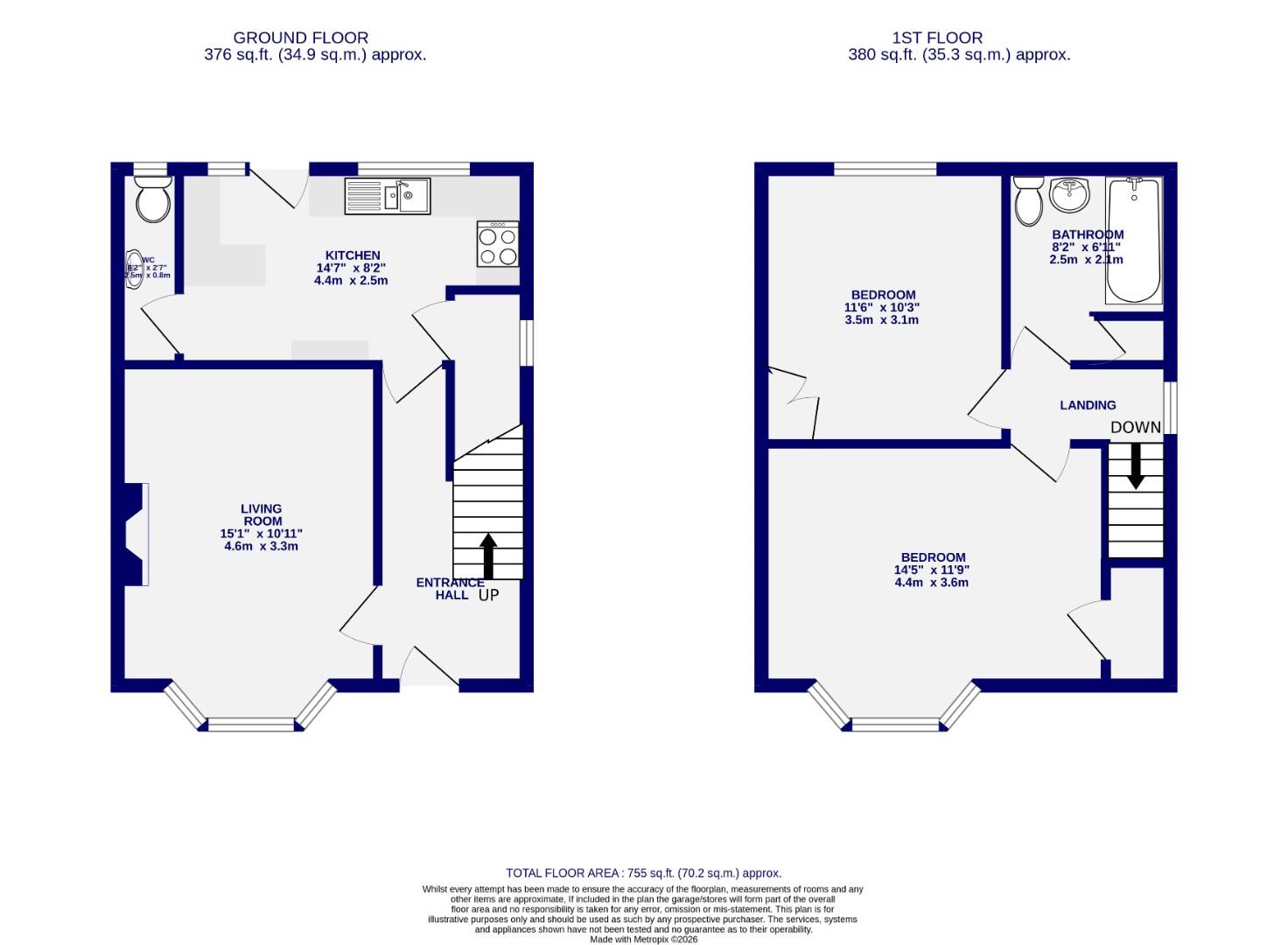 Floorplans For Danebury Drive, York