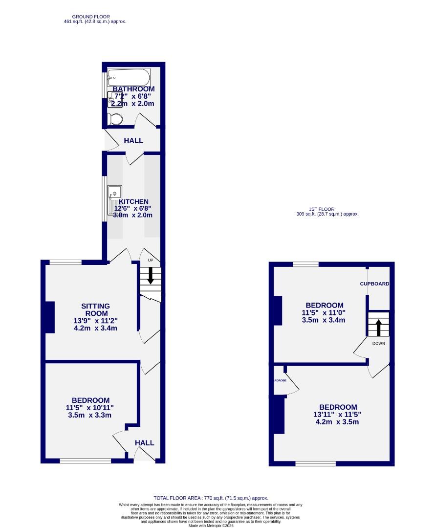 Floorplans For Wolsley Street, Heslington Road, York