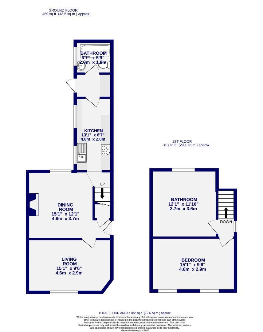Floorplans For Newborough Street, York