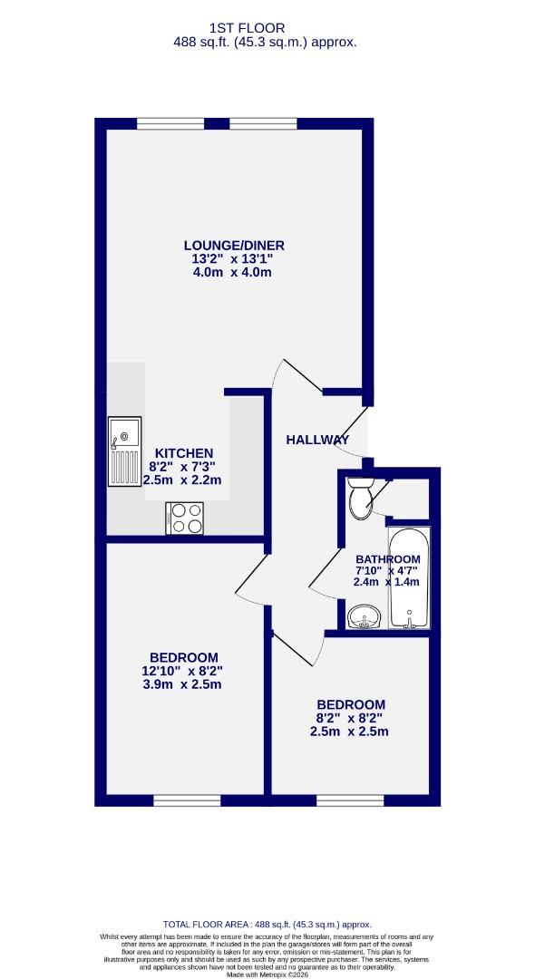 Floorplans For Barbican Mews, York