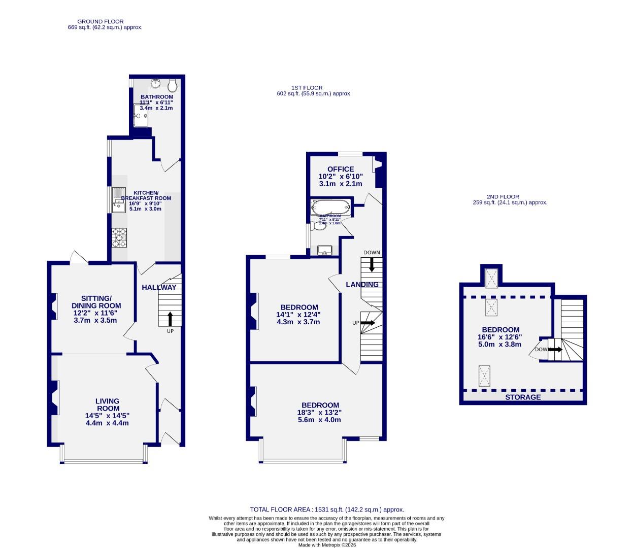 Floorplans For Harcourt Street, York