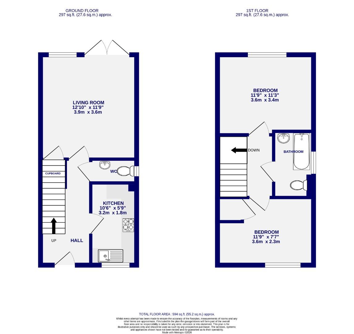 Floorplans For Hardwicke Close, York