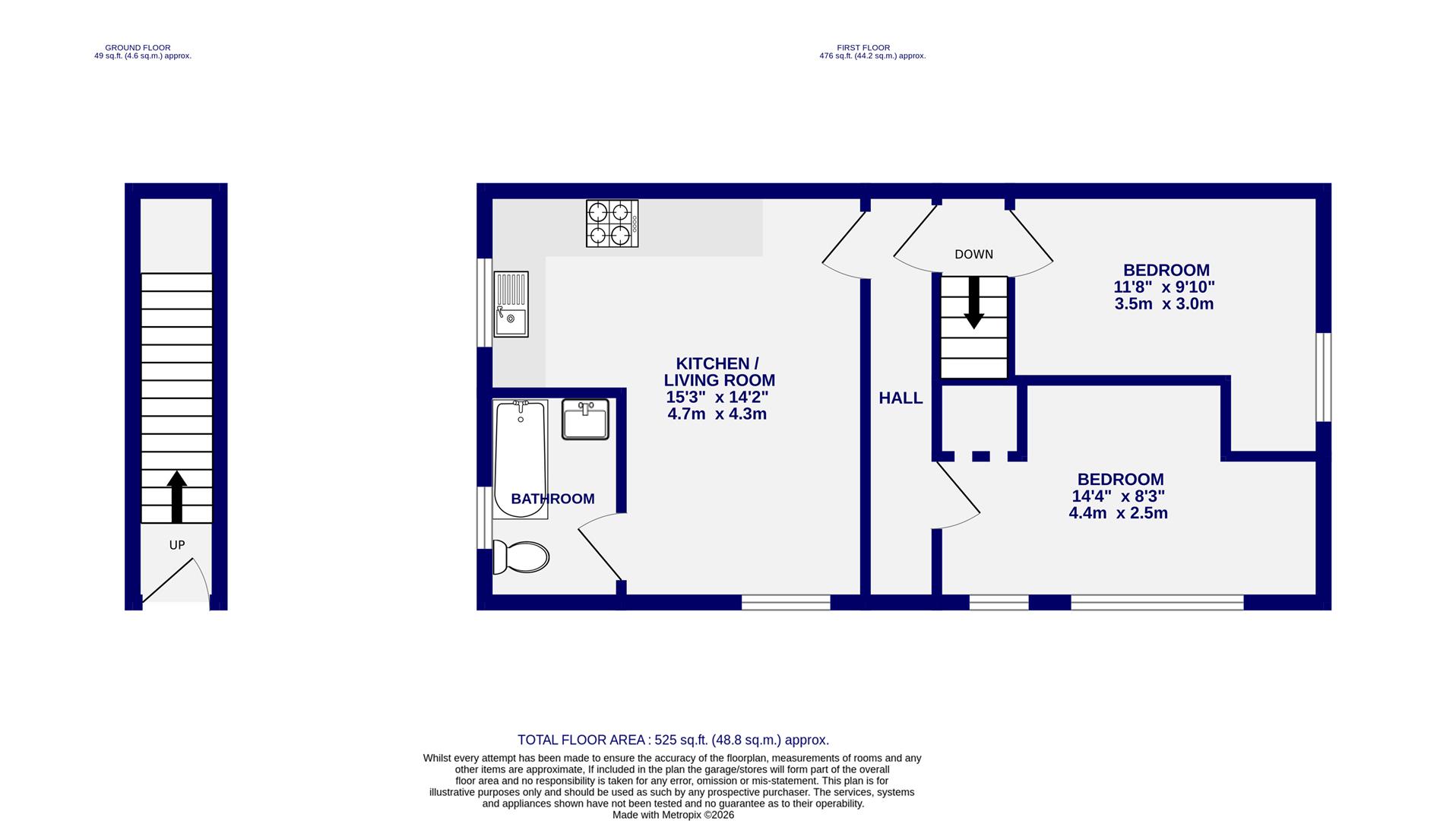 Floorplans For Balfour Street, York, YO26 4YU