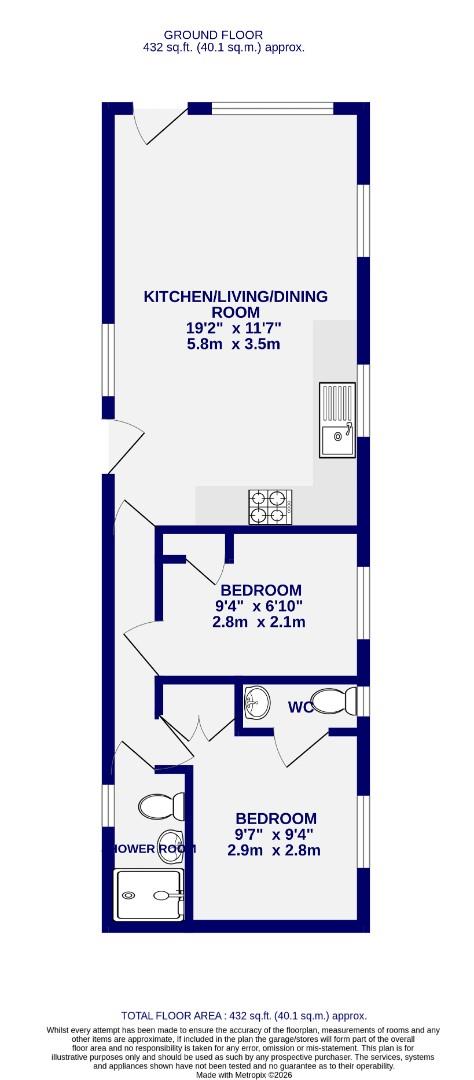 Floorplans For Hull Road, Wilberfoss, York