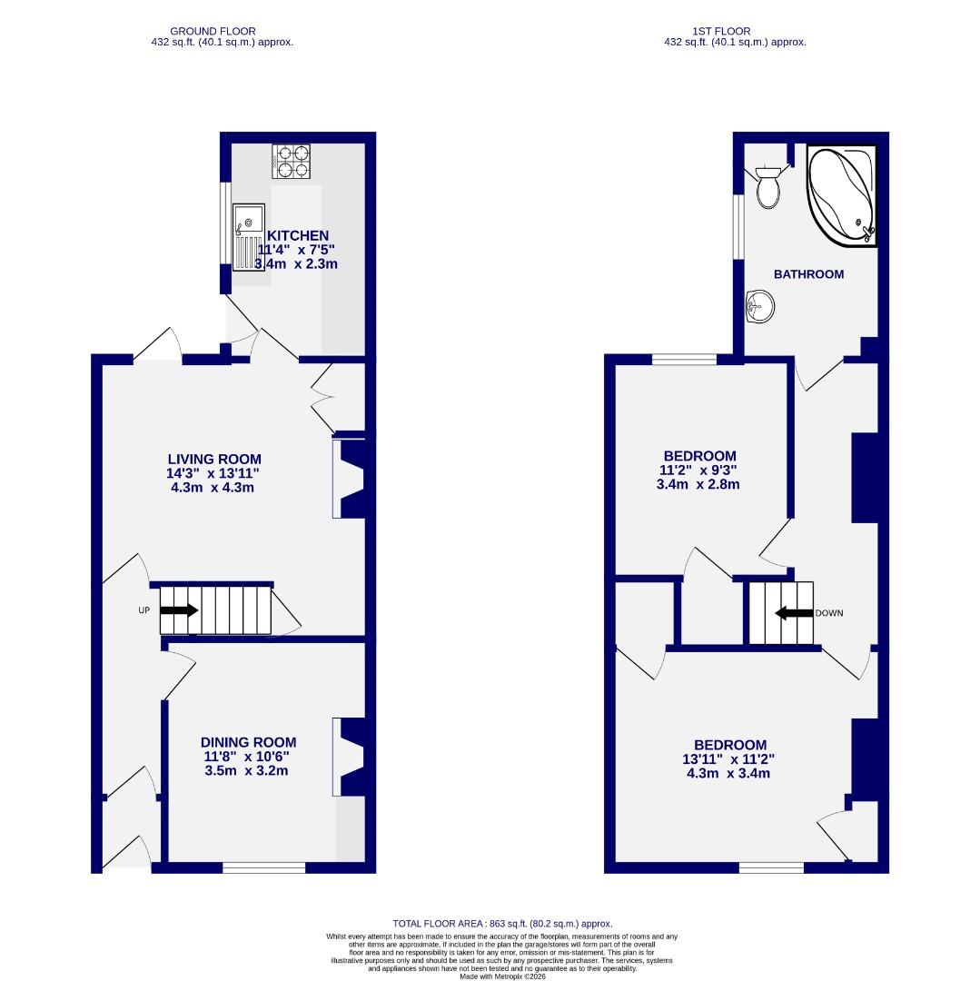 Floorplans For Barlow Street, York