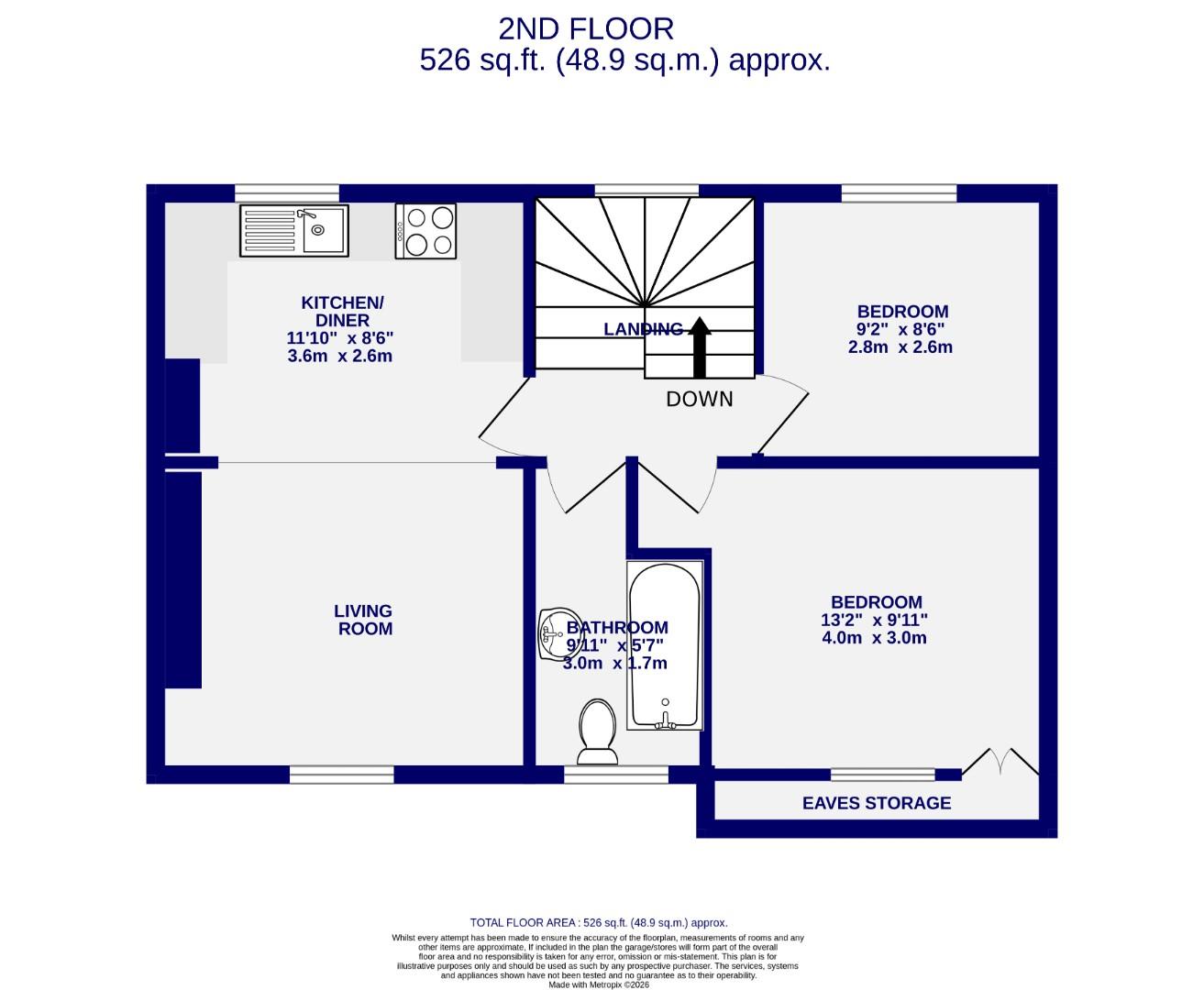 Floorplans For Front Street, Acomb, York