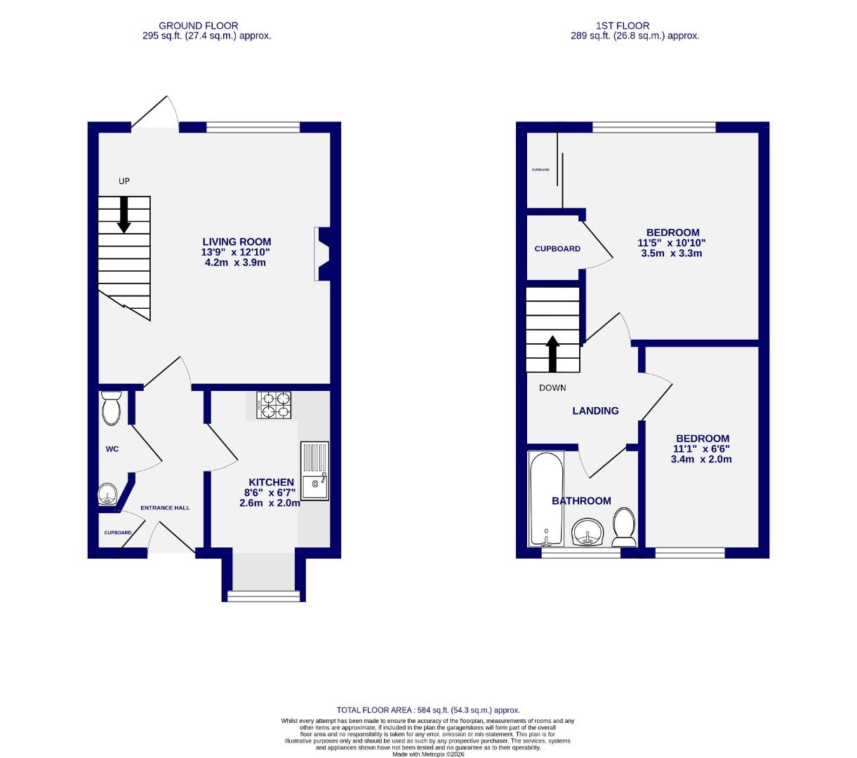 Floorplans For Roseberry Grove, York