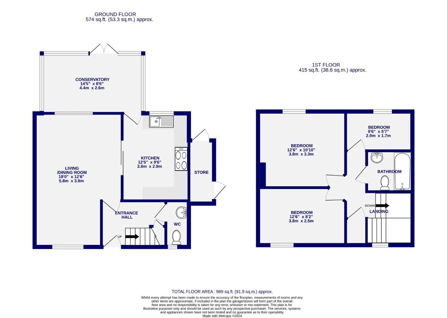 Floorplans For Chestnut Grove, New Earswick, York