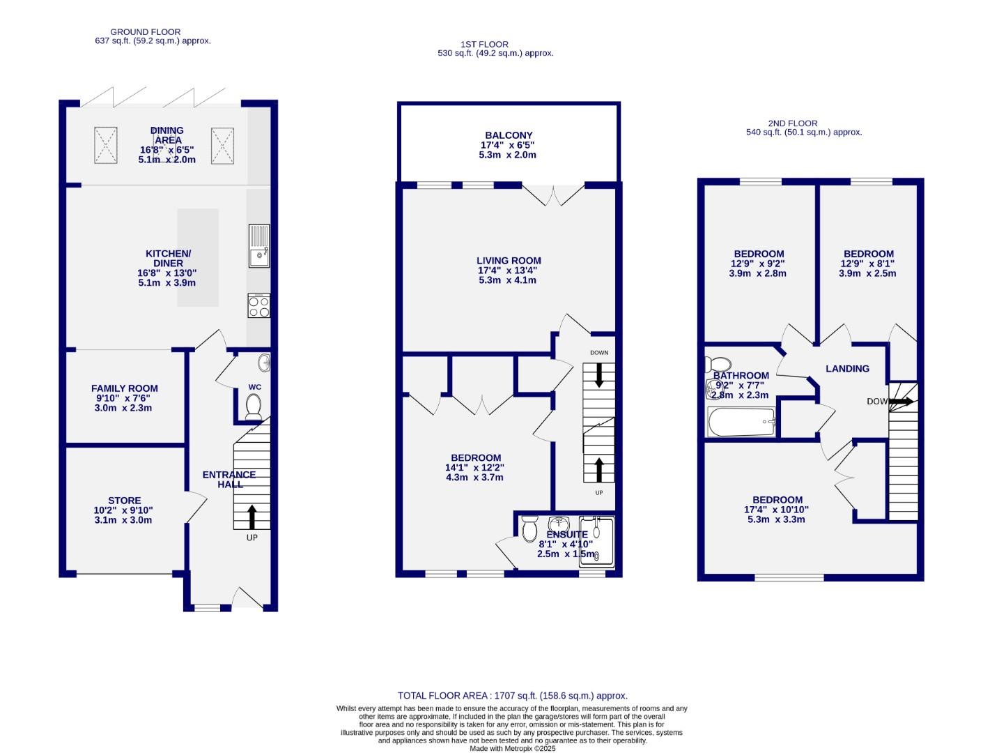 Floorplans For Tadcaster Road, Dringhouses, York