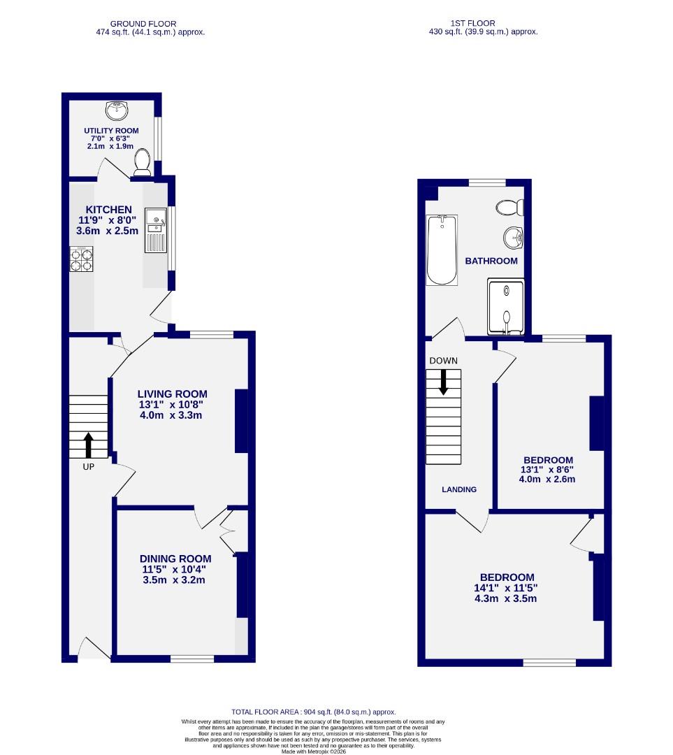 Floorplans For Amberley Street, York
