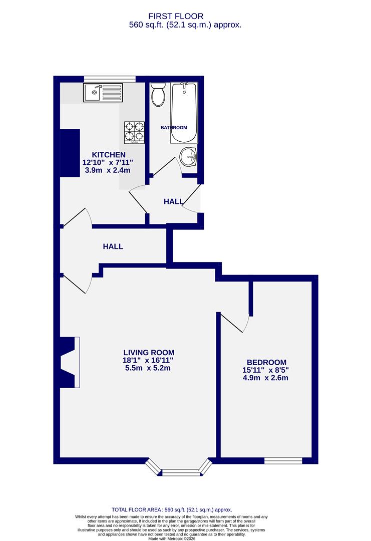 Floorplans For Front Street, Acomb, York, YO24 3BR
