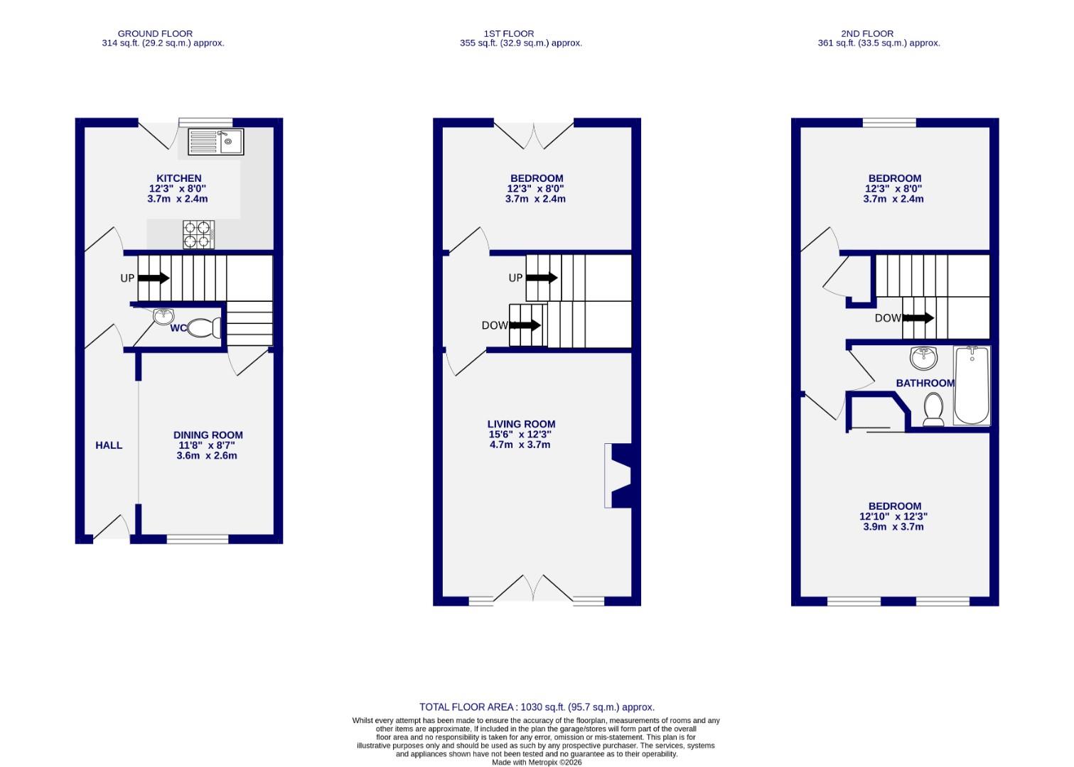 Floorplans For Browney Croft, York