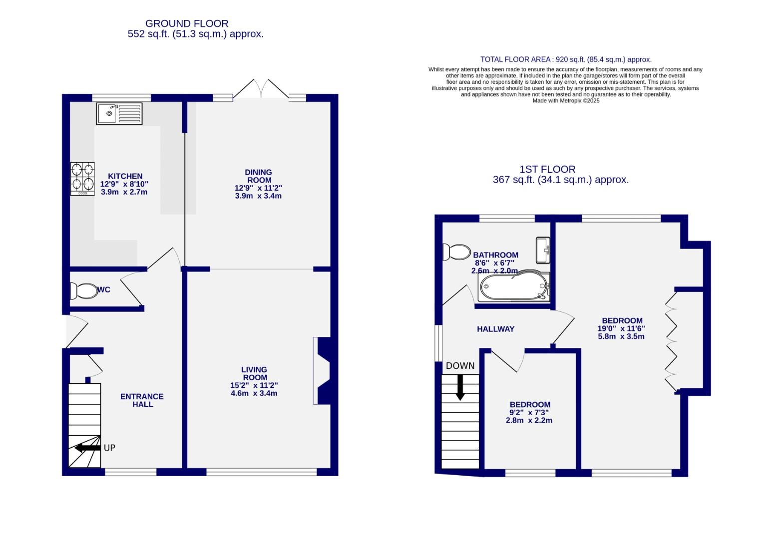 Floorplans For Parker Avenue, York