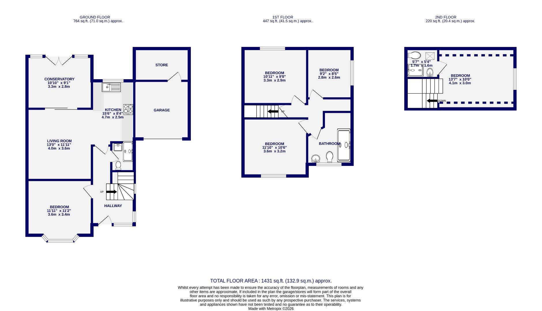 Floorplans For Eason View, York