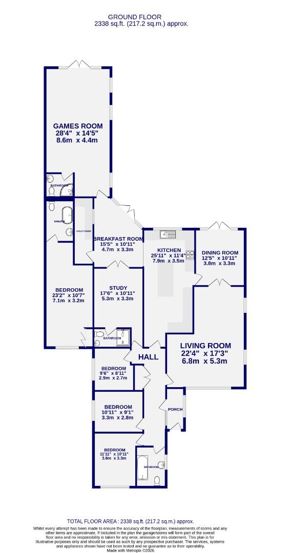 Floorplans For Common Lane, Warthill, York