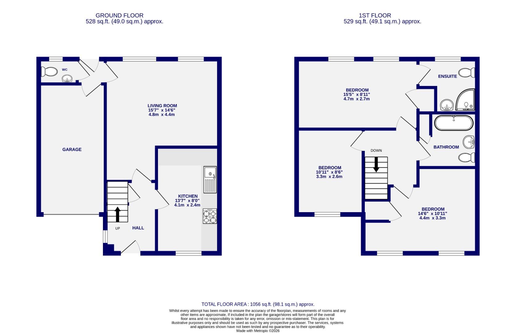 Floorplans For Kensington Court, Dringhouses, York