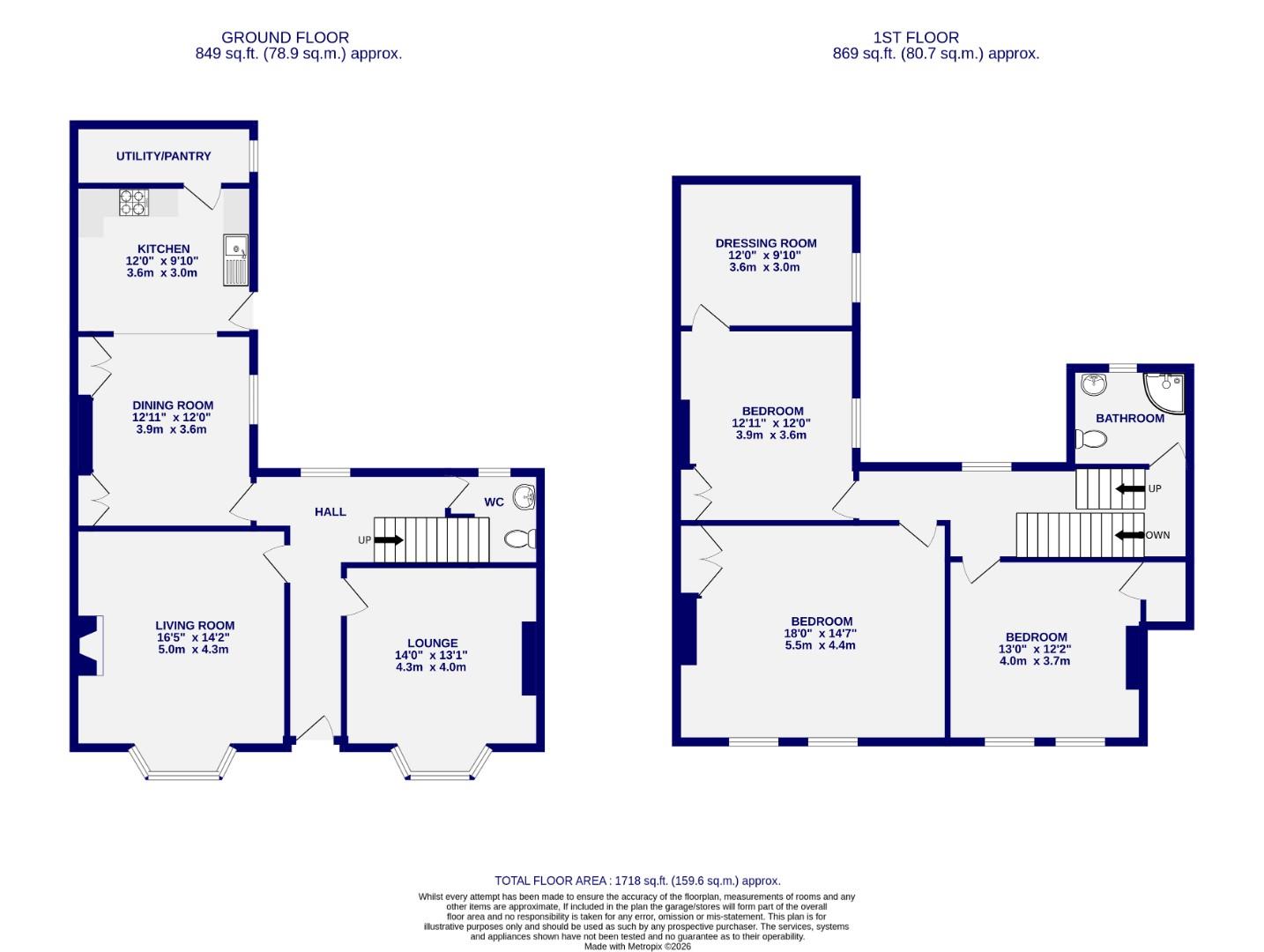 Floorplans For Bootham Crescent, York