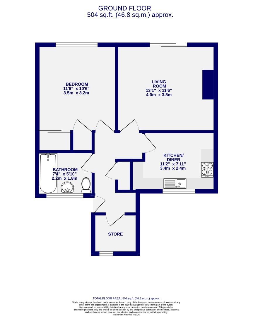 Floorplans For Oldman Court, Acomb, York