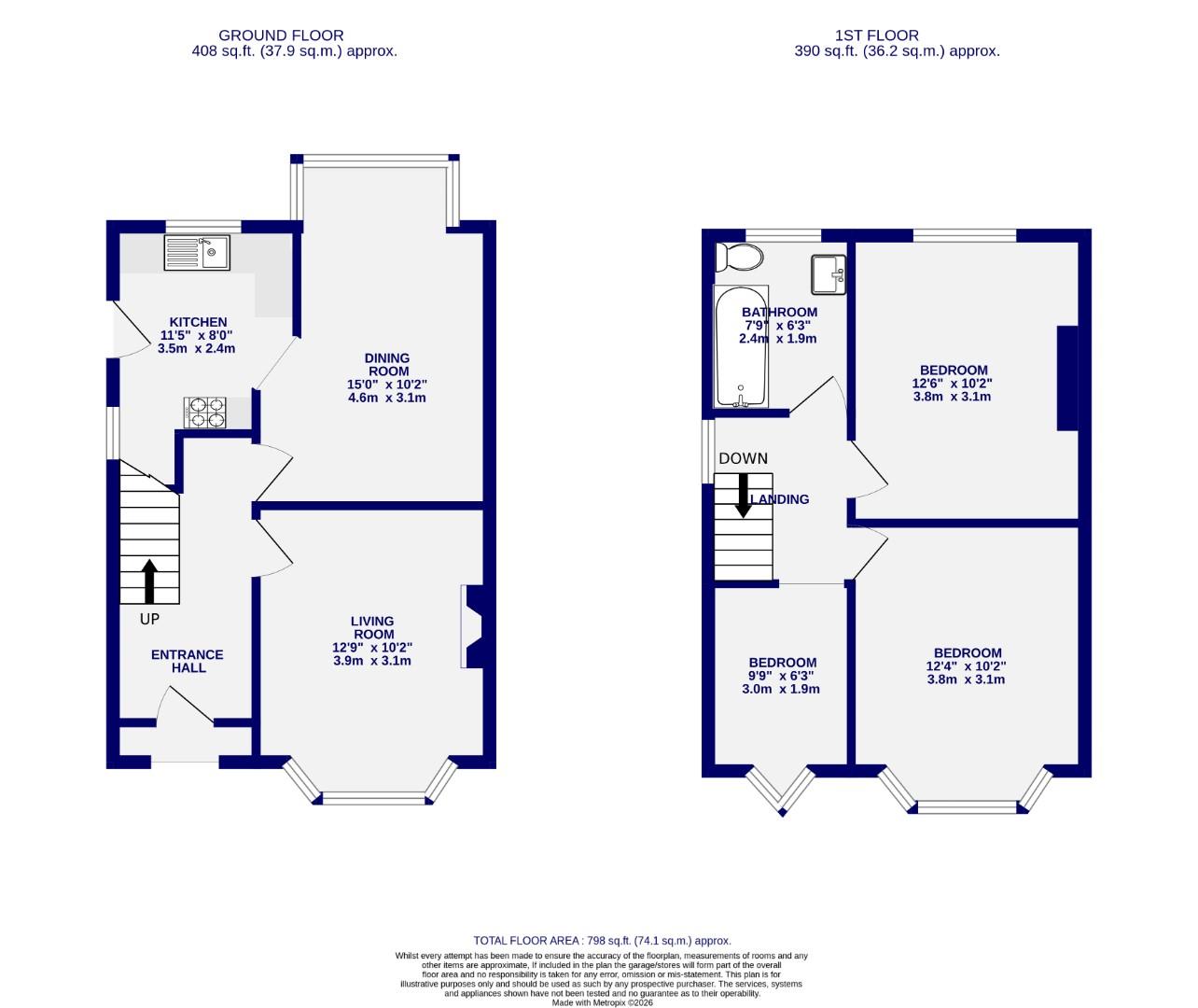 Floorplans For Heathfield Road, York