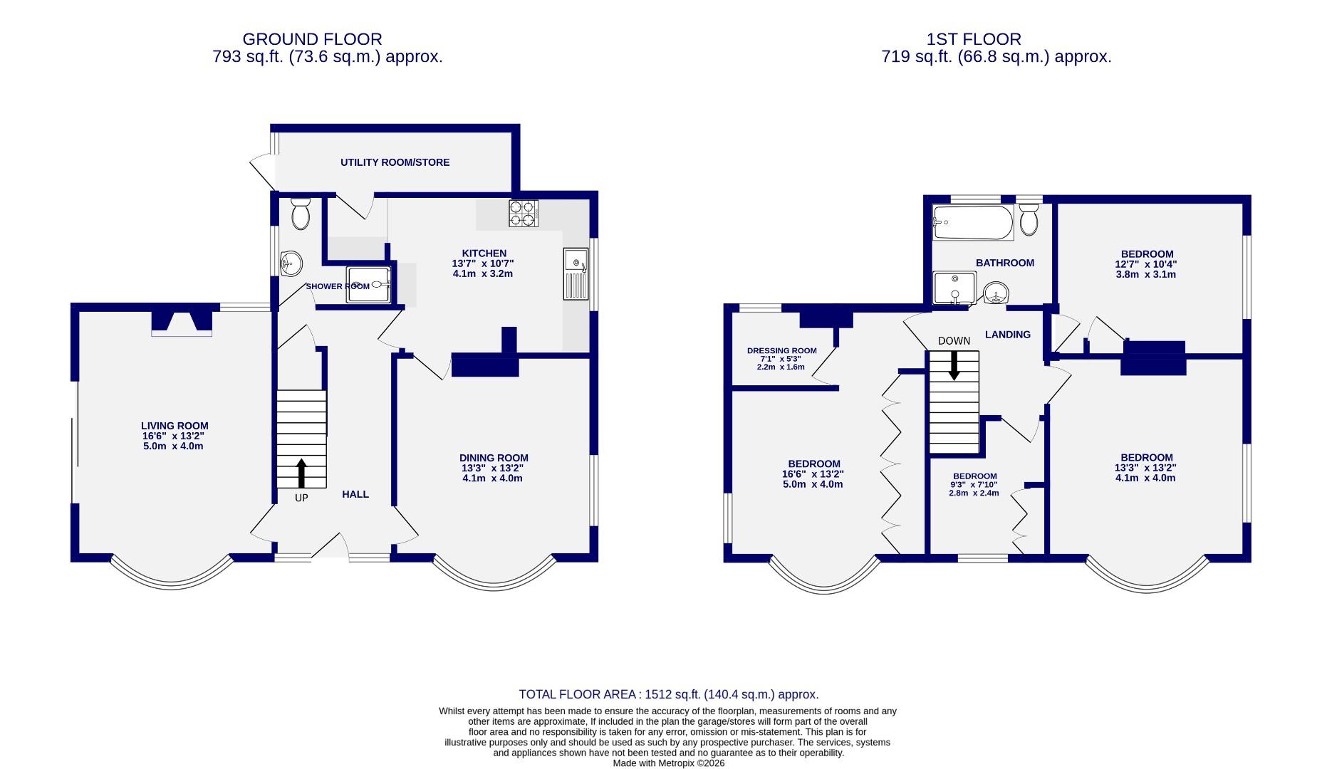 Floorplans For Lidgett Grove, York