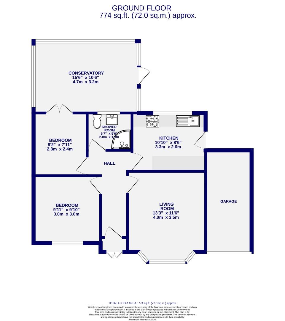Floorplans For Rawcliffe Croft, Rawcliffe, York