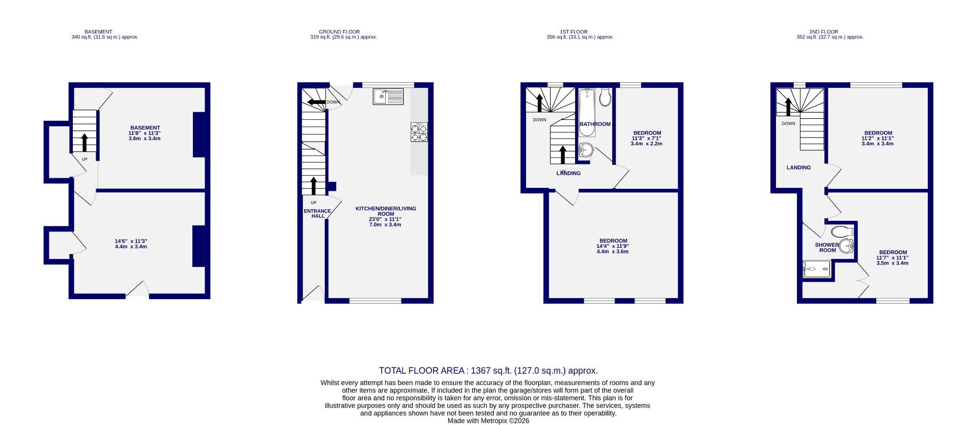 Floorplans For Dove Street, York