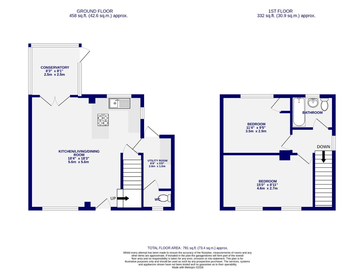 Floorplans For Chapelfields Road, York