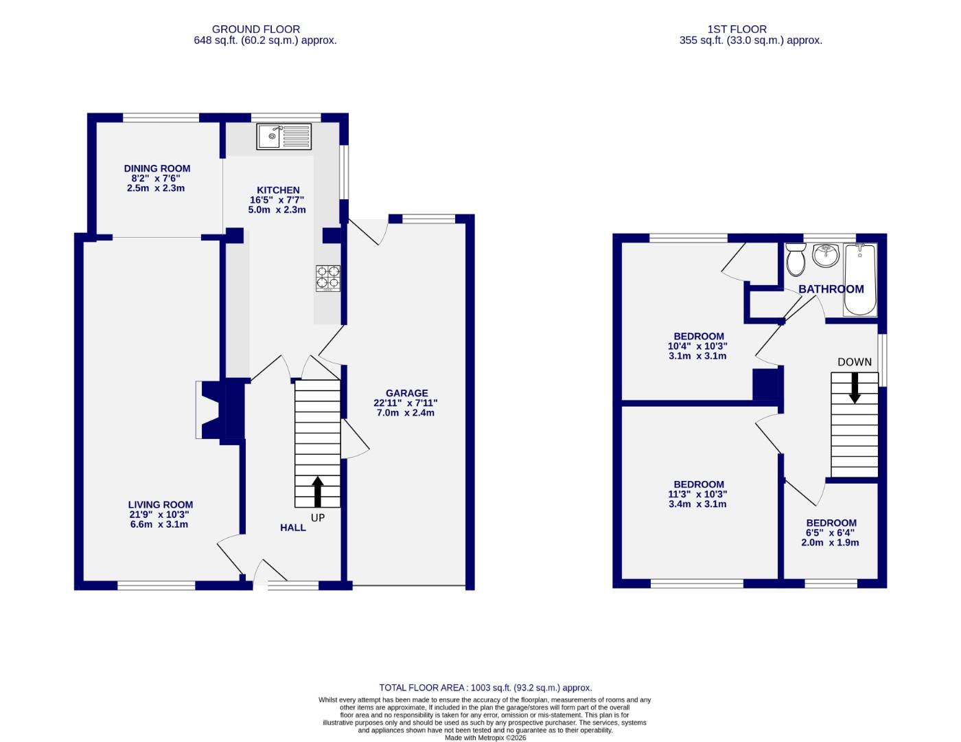 Floorplans For Eastfield Crescent, York